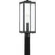 preview thumbnail 3 of 2, Westover 1-Light Outdoor Post Mount in Earth Black