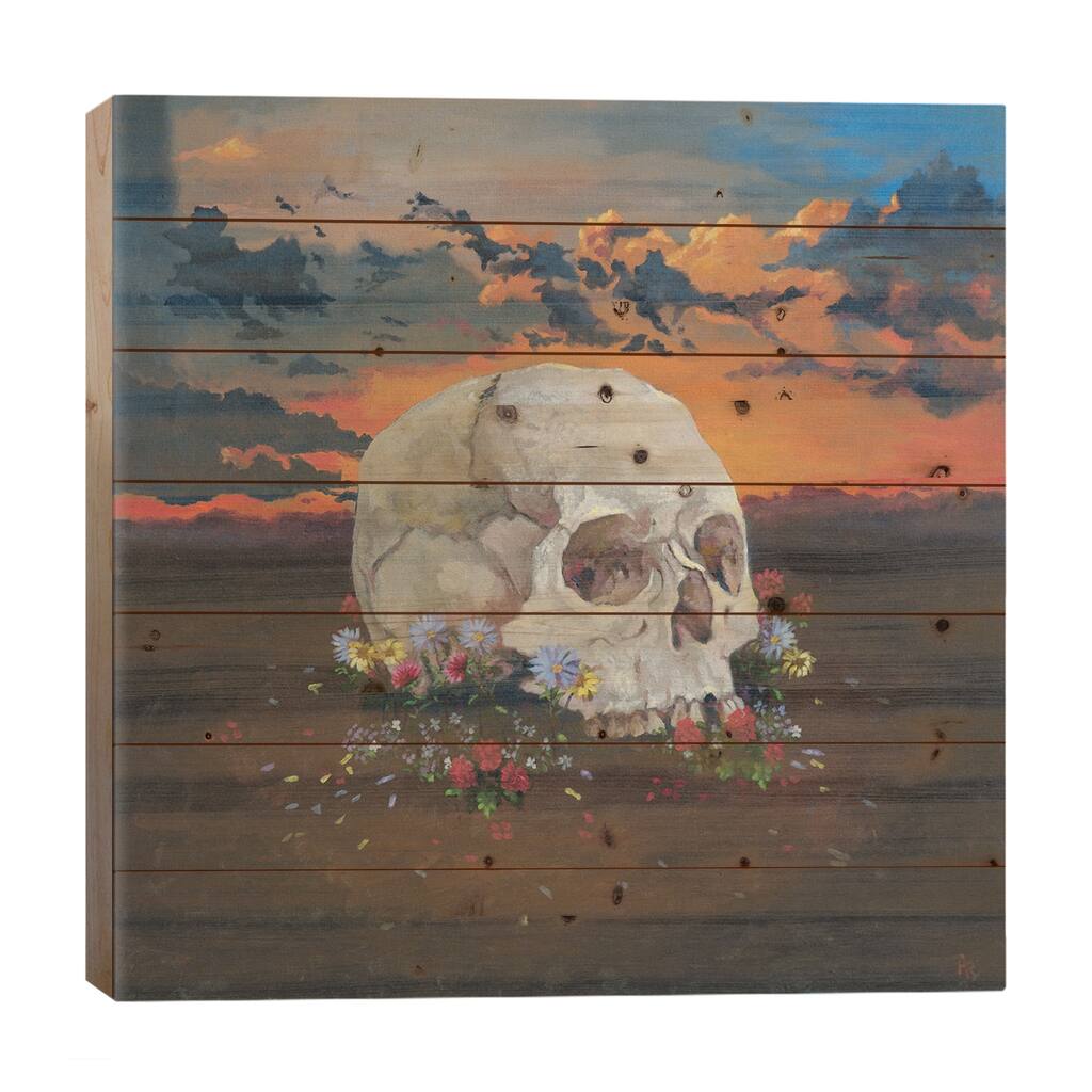 Rebirth II Print On Wood by Artur Rios - Multi-Color