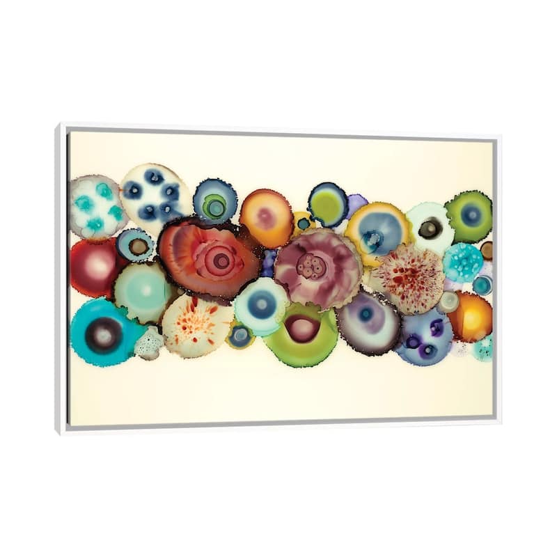 iCanvas "Red Path" by Laura Van Horne Framed Canvas Print - White - 26x40