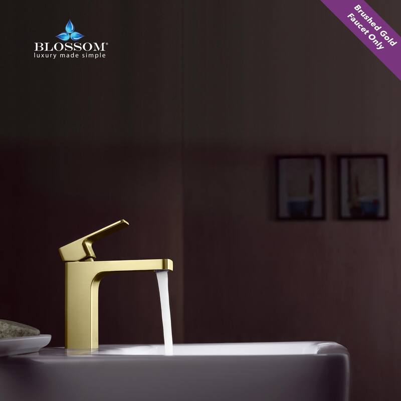 Solid Brass Lead-free Single-handle High Arc Bathroom Faucet