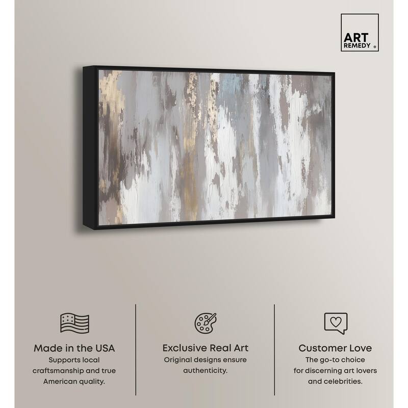 Flooding Gold I Canvas by Art Remedy