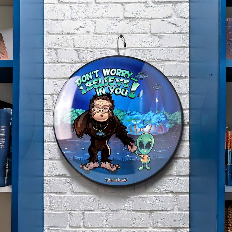 Dome Shaped Metal Wall Art Sign - 15" x 15" Retro Vintage Wall Décor for Bar, Man Cave, Garage, Game Room & Home - 15" x 15"