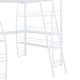 preview thumbnail 38 of 43, High Loft Bed with L-Shaped Desk and Storage Shelves, Metal Platform Bed with Curved Guardrail, USB Ports and Wireless Charging