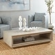 preview thumbnail 3 of 3, Uttermost Prism Light Oak Coffee Table - 15"H x 56"W x 30"D