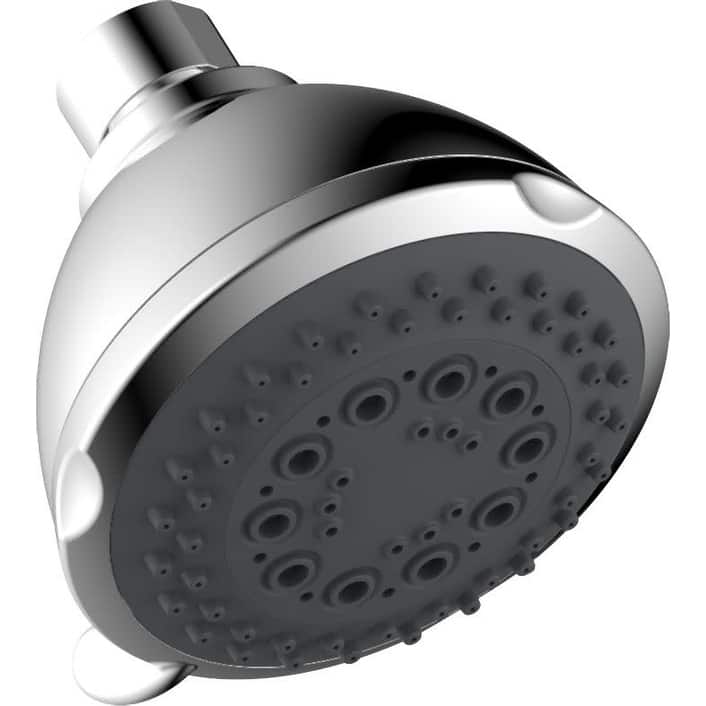 PROFLO PFS382 1.75 GPM 3-1/2" Wide Multi Function Shower Head - Chrome
