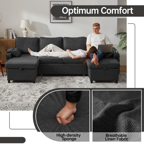 Couches and sofas sofa bed convertible sofa couch sleeper with wood foot sale