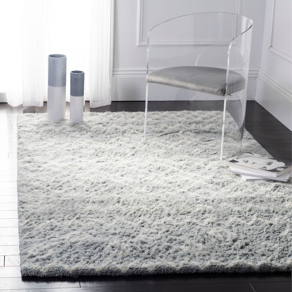 SAFAVIEH Handmade Casablanca Shag Elenore Tribal Wool Rug