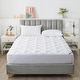preview thumbnail 2 of 6, Royal Velvet European White Down Mattress Pad