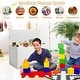 preview thumbnail 17 of 18, Toy Box Toy Storage Chest Bench with Safety Hinged Lid for Ages 3+