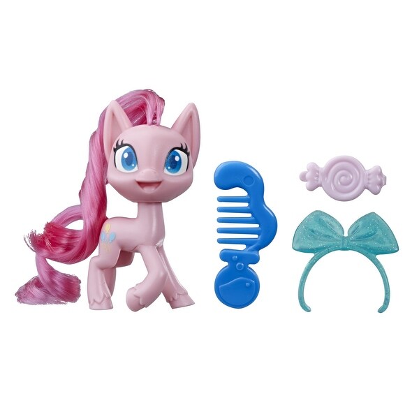 My Little Pony Pinkie Pie Potion Pony Figure -- 3-Inch Pink Pony Toy With Brushable Hair, Comb, And Accessories. Opens flyout.