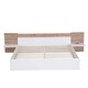 preview thumbnail 10 of 24, Modern Simple Queen Size Platform Bed with Shelves, USB Ports and Sockets Multi-Functional Bed Frame for Kids Teens Adults