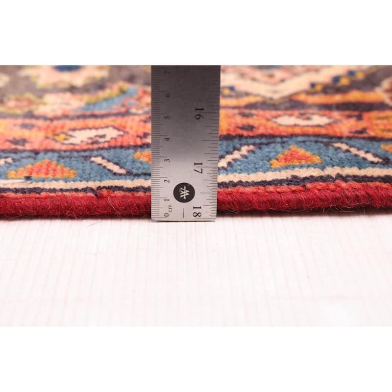 ECARPETGALLERY Hand-knotted Kayseri Vintage Light Red Wool Rug - 6'8 x 10'4