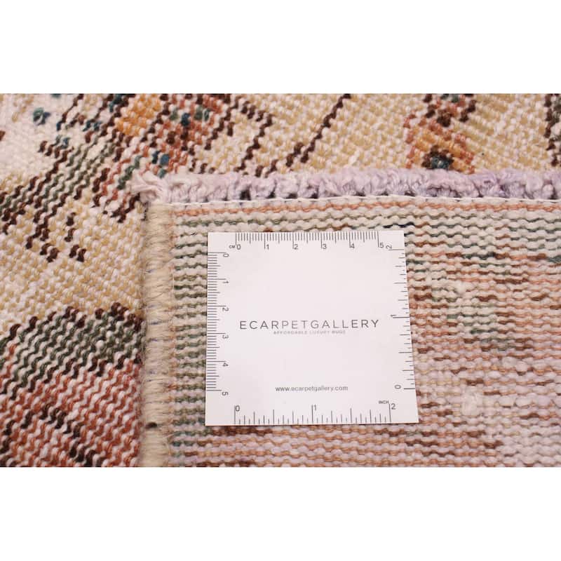 ECARPETGALLERY Hand-knotted Antalya Vintage Copper Wool Rug - 4'9 x 10'0
