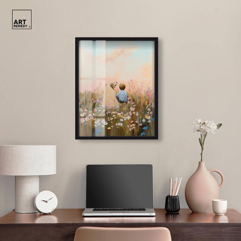 Sunset Companions Shadowbox by Art Remedy