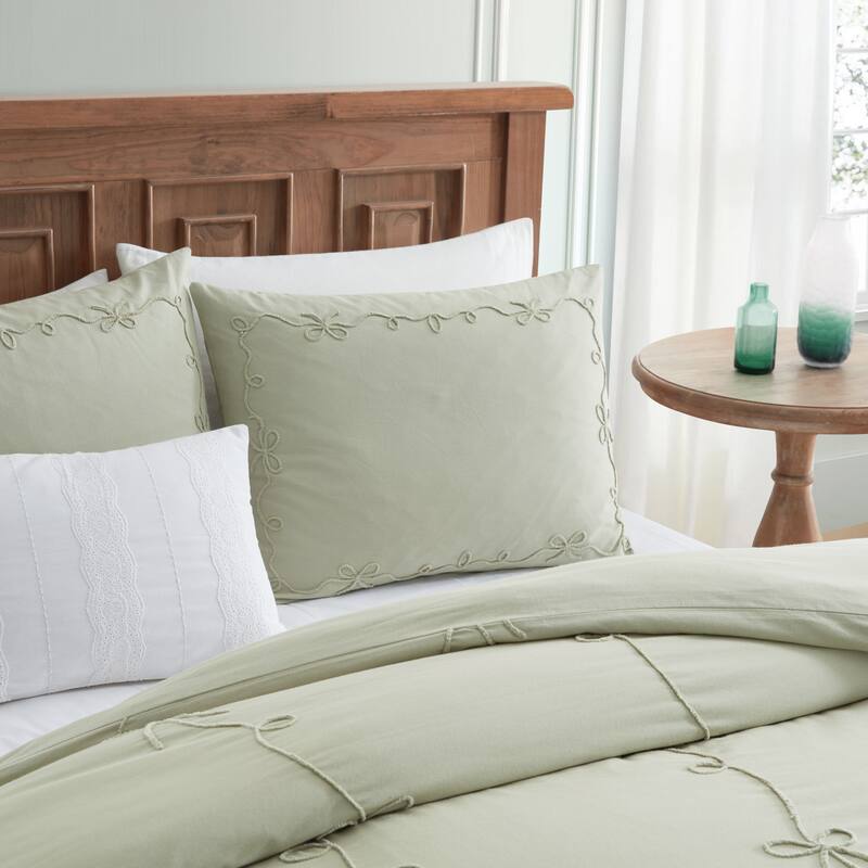 Peri Home Sasha Bows Duvet Set
