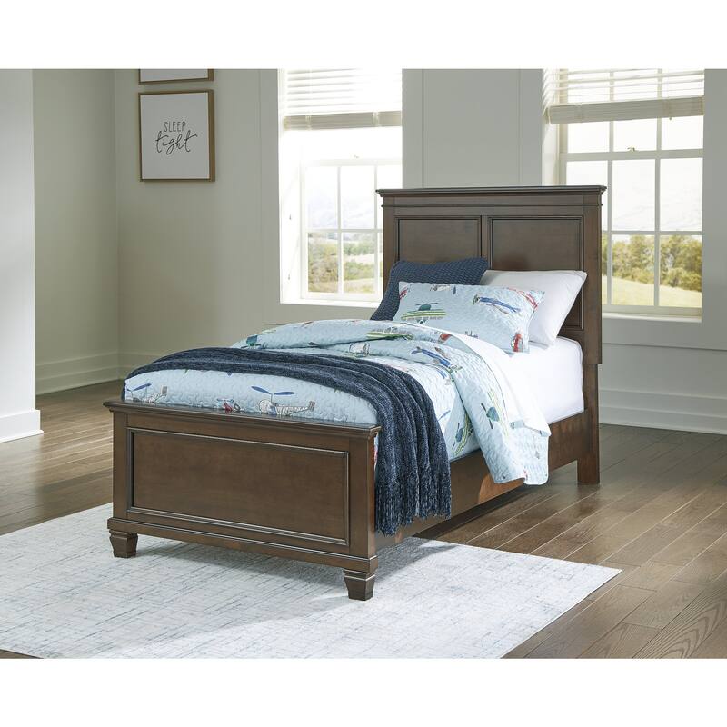 Signature Design by Ashley Fortman Panel Bed - Brown - Twin