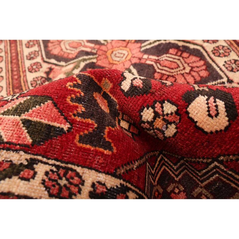ECARPETGALLERY Hand-knotted Anadol Dark Red Wool Rug - 4'9 x 6'3