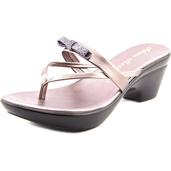 Athena Alexander Leon Women Open Toe Synthetic Silver Platform Sandal