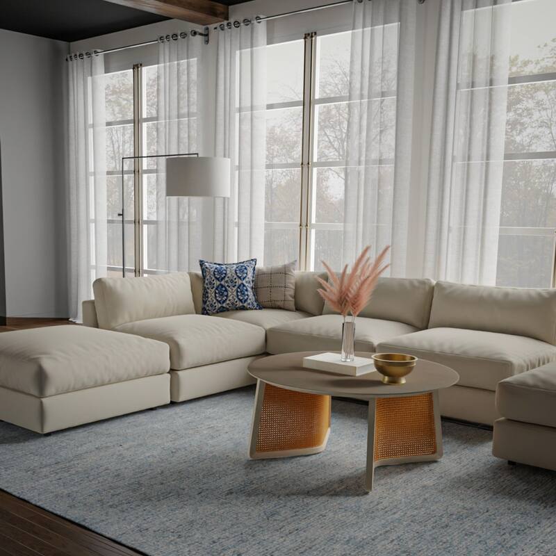 Alora Decor Theo Modern Abstract Solid Area Rug