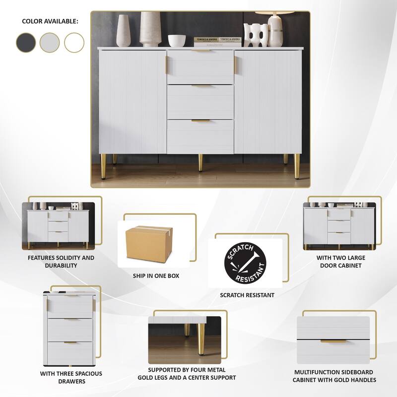 CraftPorch Luxurious Clean-Lines Sideboard