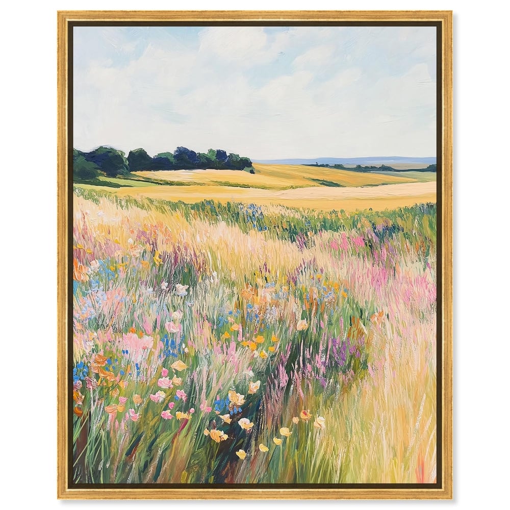 Open Field II Canvas by Art Remedy