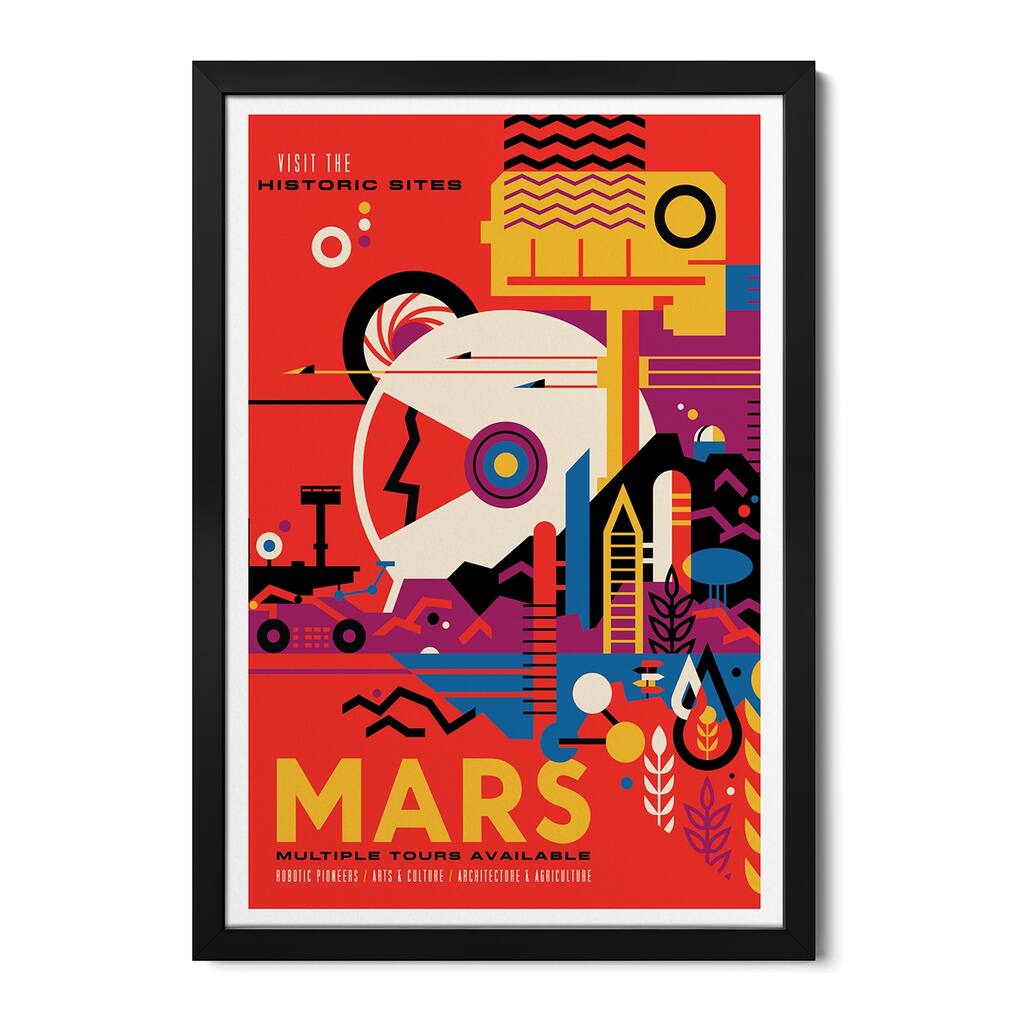 Mars Premium Framed Poster by NASA