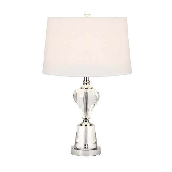 26 25 Cream And Silver Finish Contemporary Table Lamp Free 26 25 Cream And Silver Finish Contemporary Table Lamp