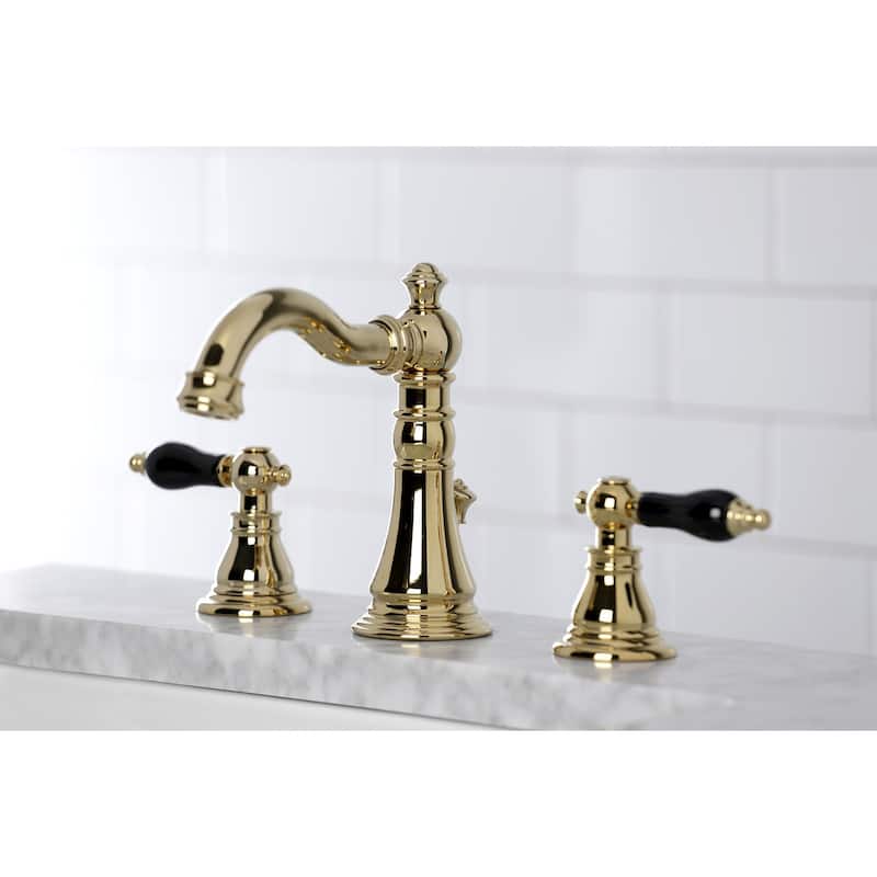 Kingston Brass Duchess 8 in. Widespread Bathroom Faucet - Polished Brass