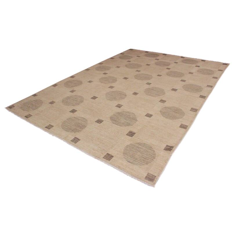 Earth Tone Desert Pillar Gabbeh Hand Knotted Area Rug