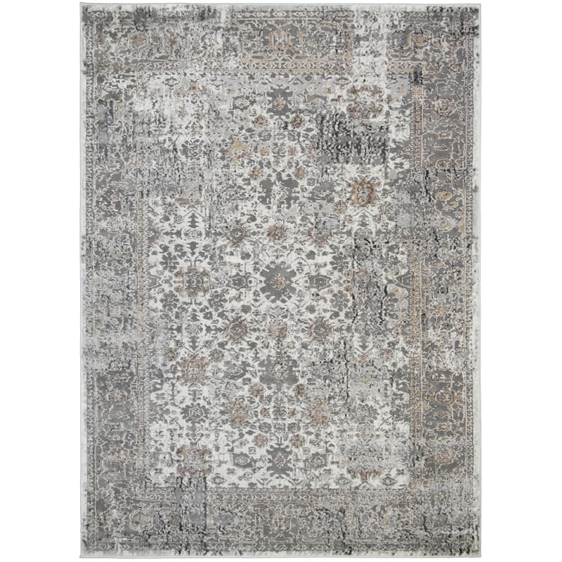 Everest Radley Gold Tradtitional Oriental Area Rug - 9'3"x12'6"