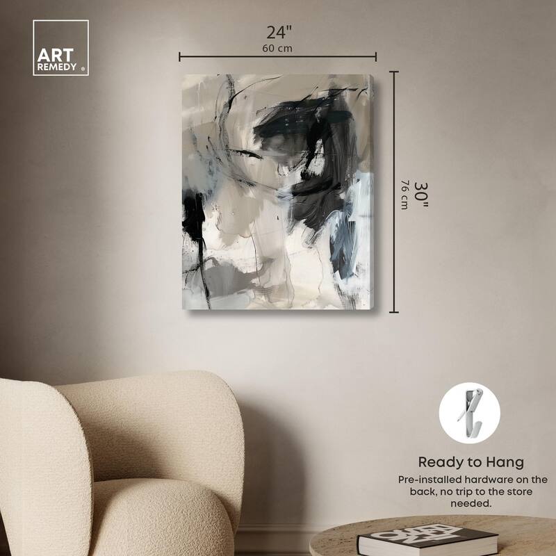 Scribbled Energy I Canvas by Art Remedy, Gallery Wrapped