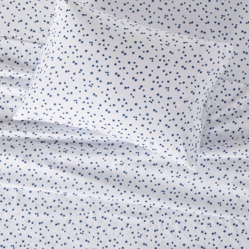 Intelligent Design Printed Microfiber Bed Sheet Set