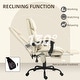 preview thumbnail 23 of 63, Vinsetto Office Desk Chair Recliner, Height Adjustable Movable Lumbar Support with 6-Point Vibrating Massage