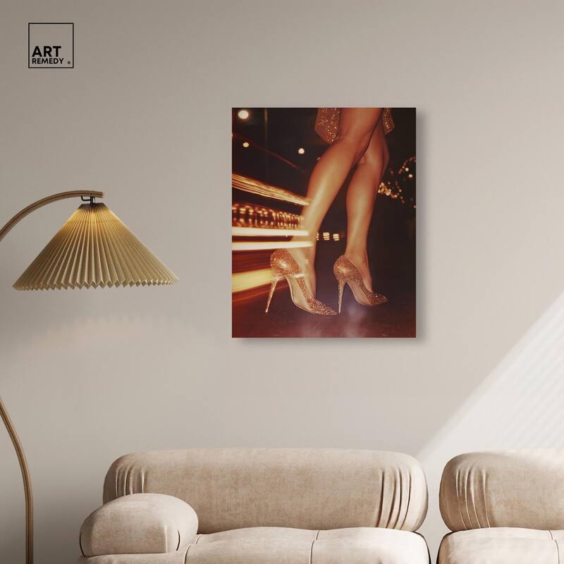 Sparkly Nights Canvas by Art Remedy, Gallery Wrapped