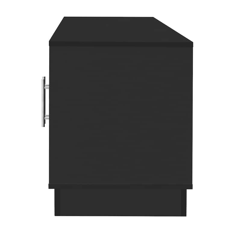 Modern TV Stand for 75" TVs with Adjustable Shelves - 68.9" D x 15.7" W x 19.8" H