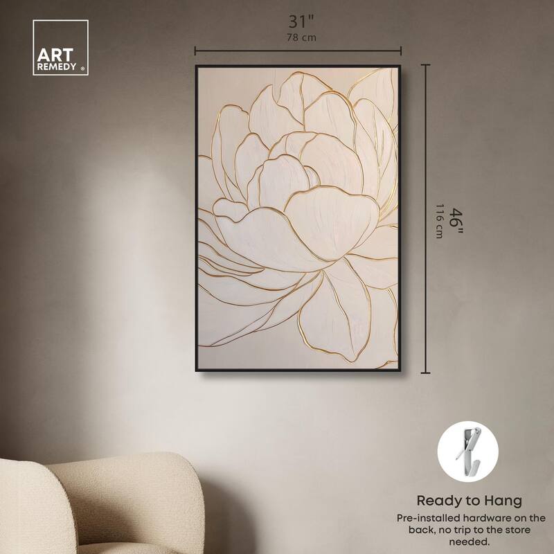 Sculpted Shards II Canvas by Art Remedy