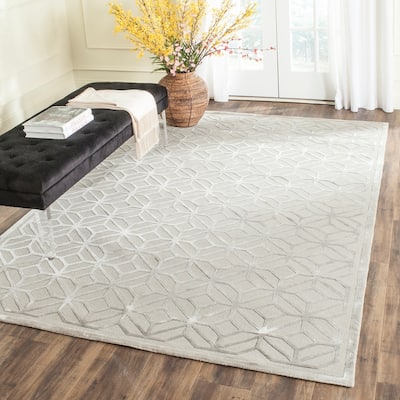 SAFAVIEH Couture Hand-knotted Tibetan Menucha Modern Wool Rug