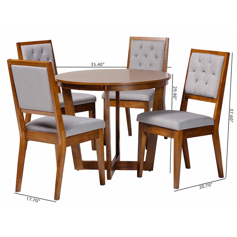 Kala Modern 5-Piece Dining Set