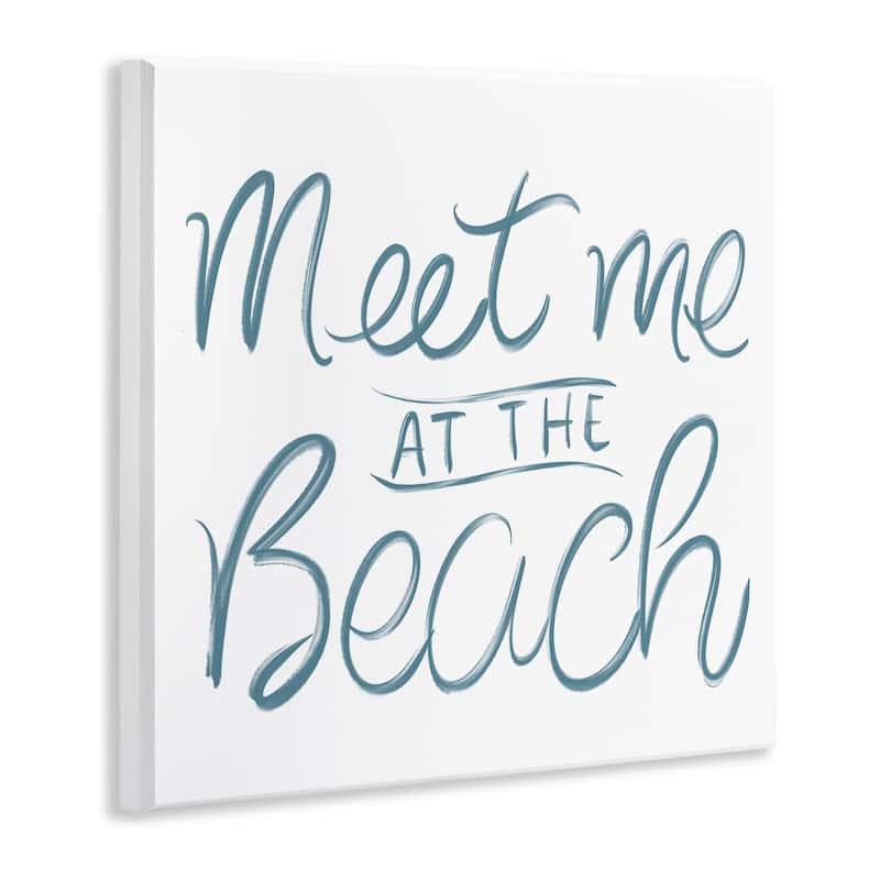 Stupell Minimal Meet At Beach Wall Plaque Art Design By SunDance Group