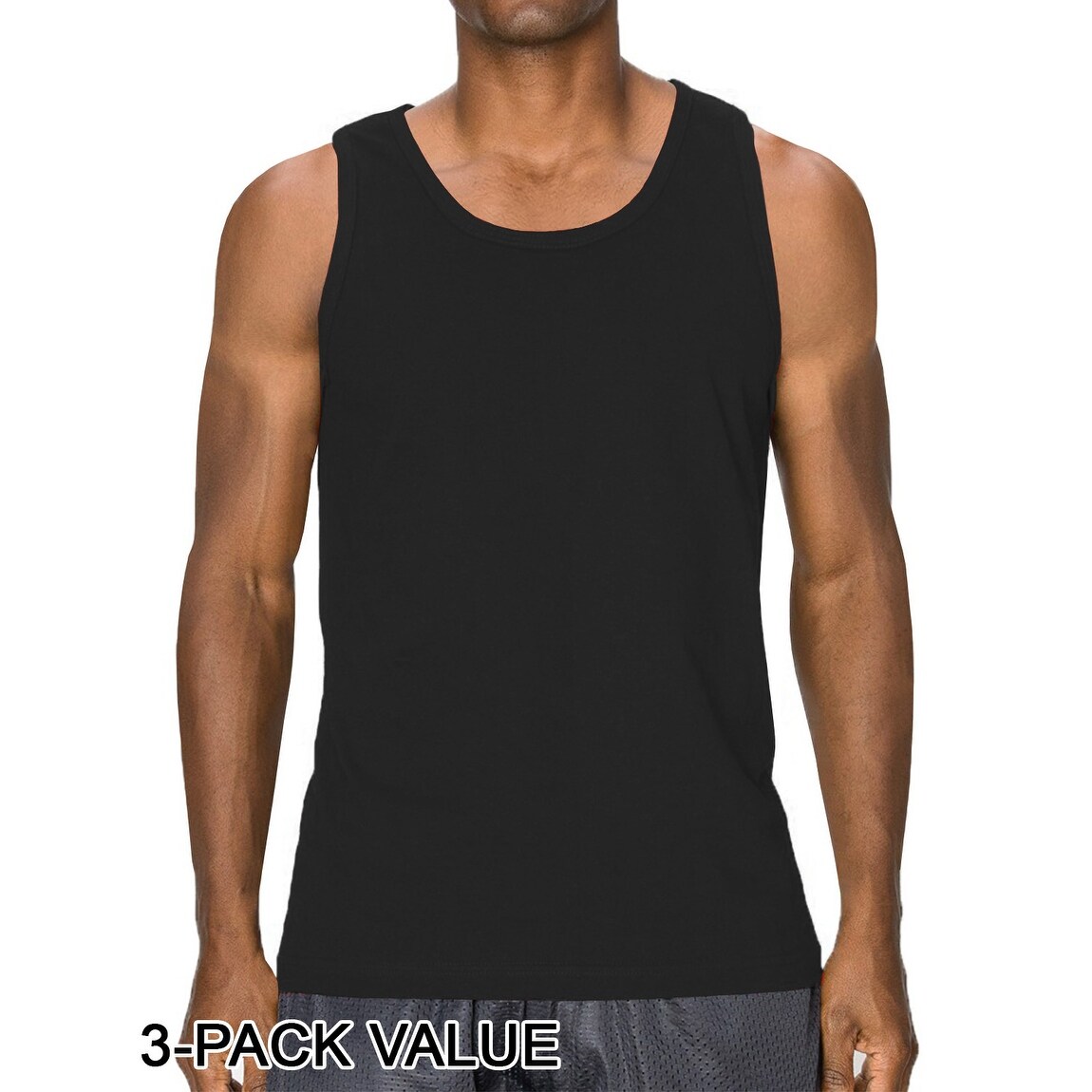 Shop Ne People Men S Premium Basic Casual Plain Muscle Tank Top
