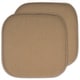 preview thumbnail 45 of 106, 16-in. Square Non-slip Memory Foam Seat Cushions (2 OR 4) - 16 X 16 Set of 2 - Taupe