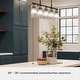 preview thumbnail 5 of 11, Hunter + Jasmine Roth Beverly Glen Ribbed Glass Round and Linear Chandelier - Transitional, Contemporary, Glam