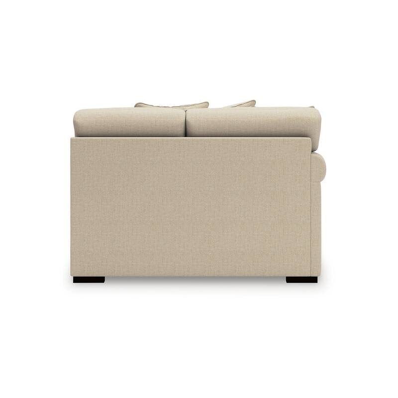 Signature Design by Ashley LadyMae Beige 2-Piece Sectional with Chaise - 102" W x 69" D x 40" H