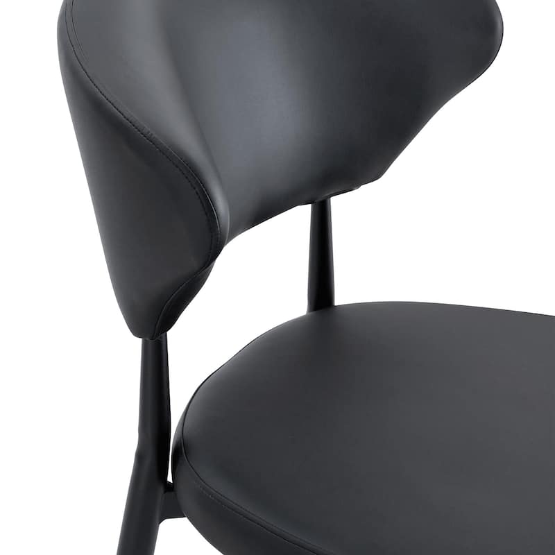 Dining Room Set of 4 Dining Chair with A Curved Backrest Kitchen Chair Side Chair Armless Chair