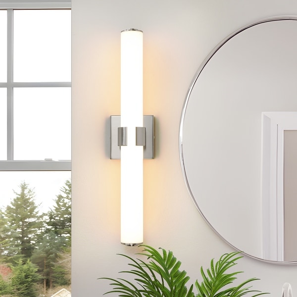 Bathroom bar lights chrome cheap
