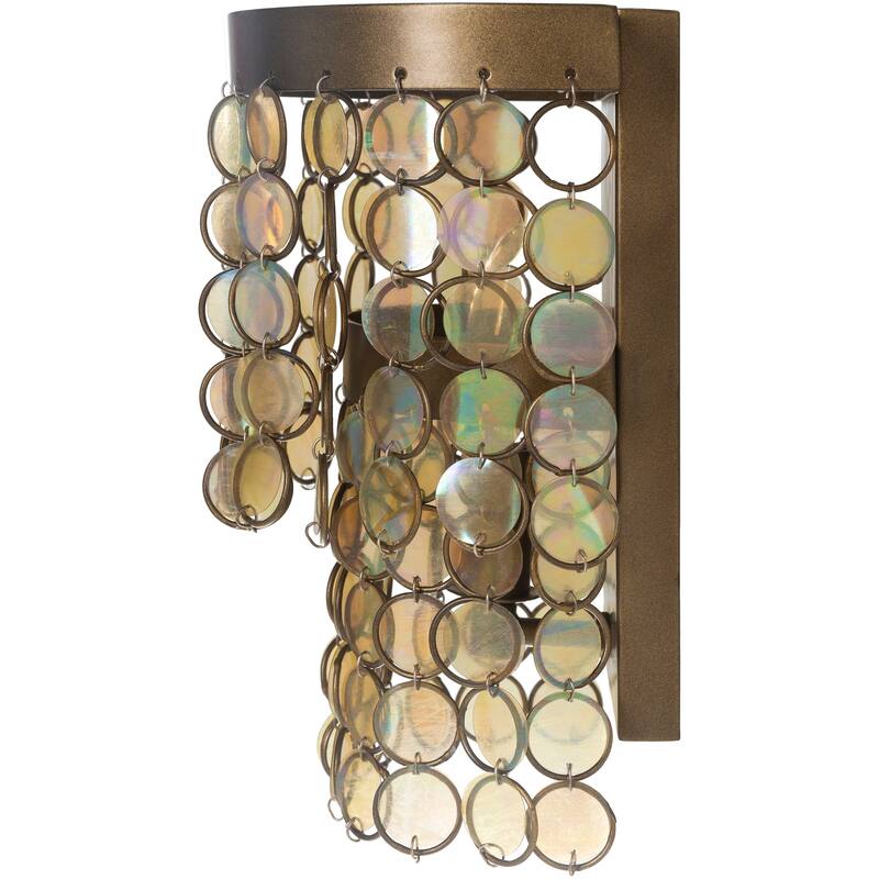 Artistic Weavers Hughes Glam Acrylic Tassels 1-light Wall Sconce - 10"H x 5"W x 8"D
