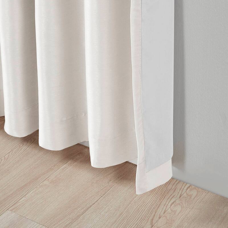 Madison Park Emilia Twist Tab Total Blackout Window Curtain Panel