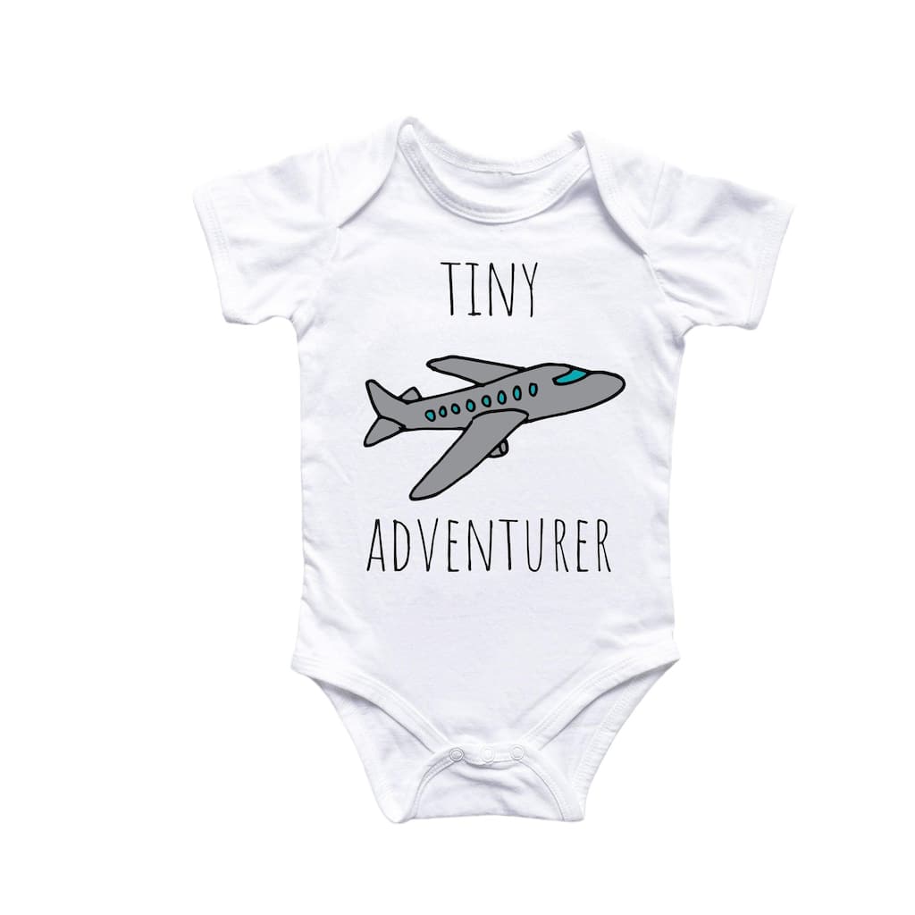 Travel Airplane Adventure - Baby Boy Girl Clothes Infant Bodysuit Funny Cute Newborn 10