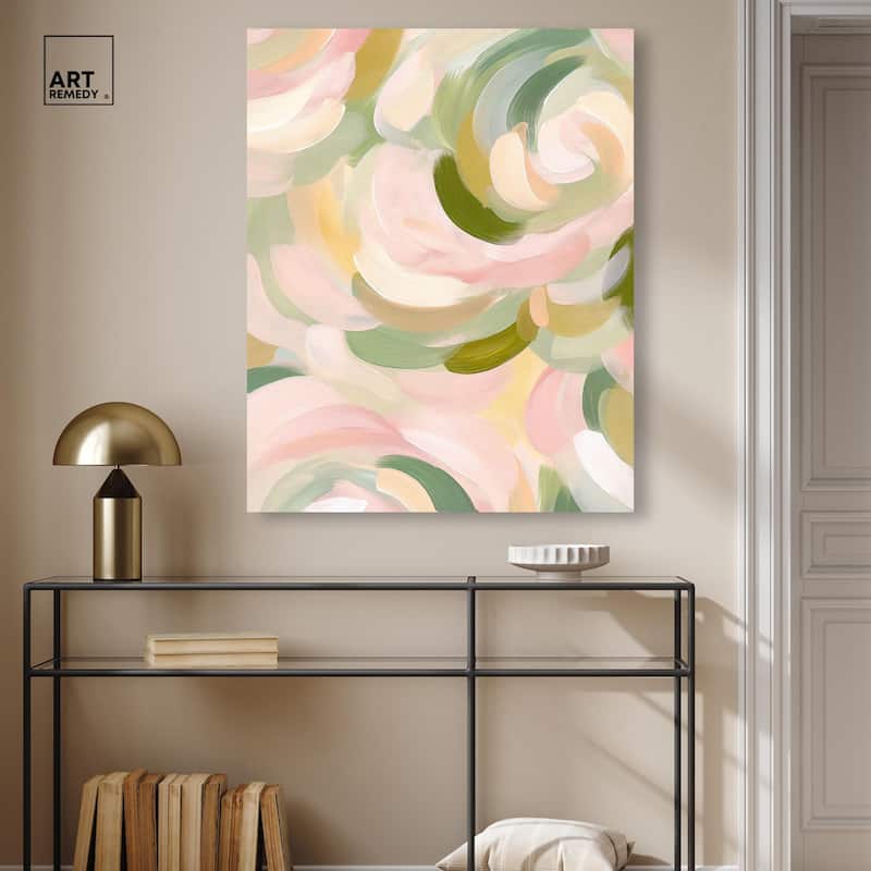Brushstroke I Canvas by Art Remedy, Gallery Wrapped