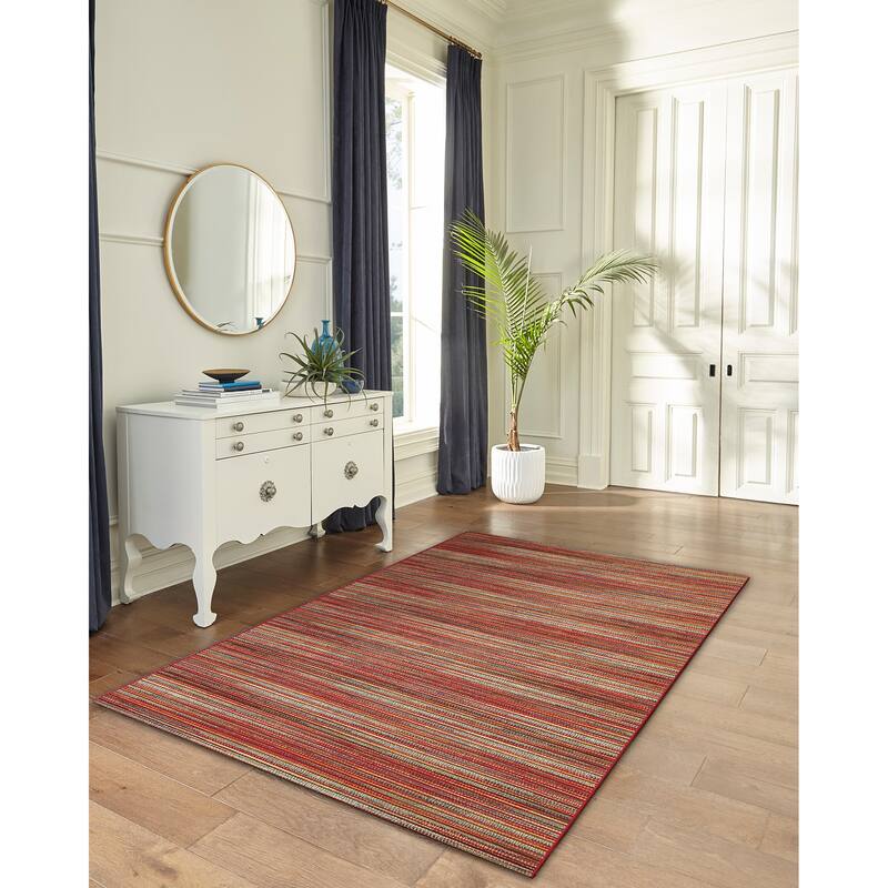 Liora Manne Marina Stripes Indoor/ Outdoor Area Rug